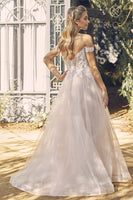 Style #C1107W Anabel Wedding Gown Ball Gown 00-14 White/Nude
